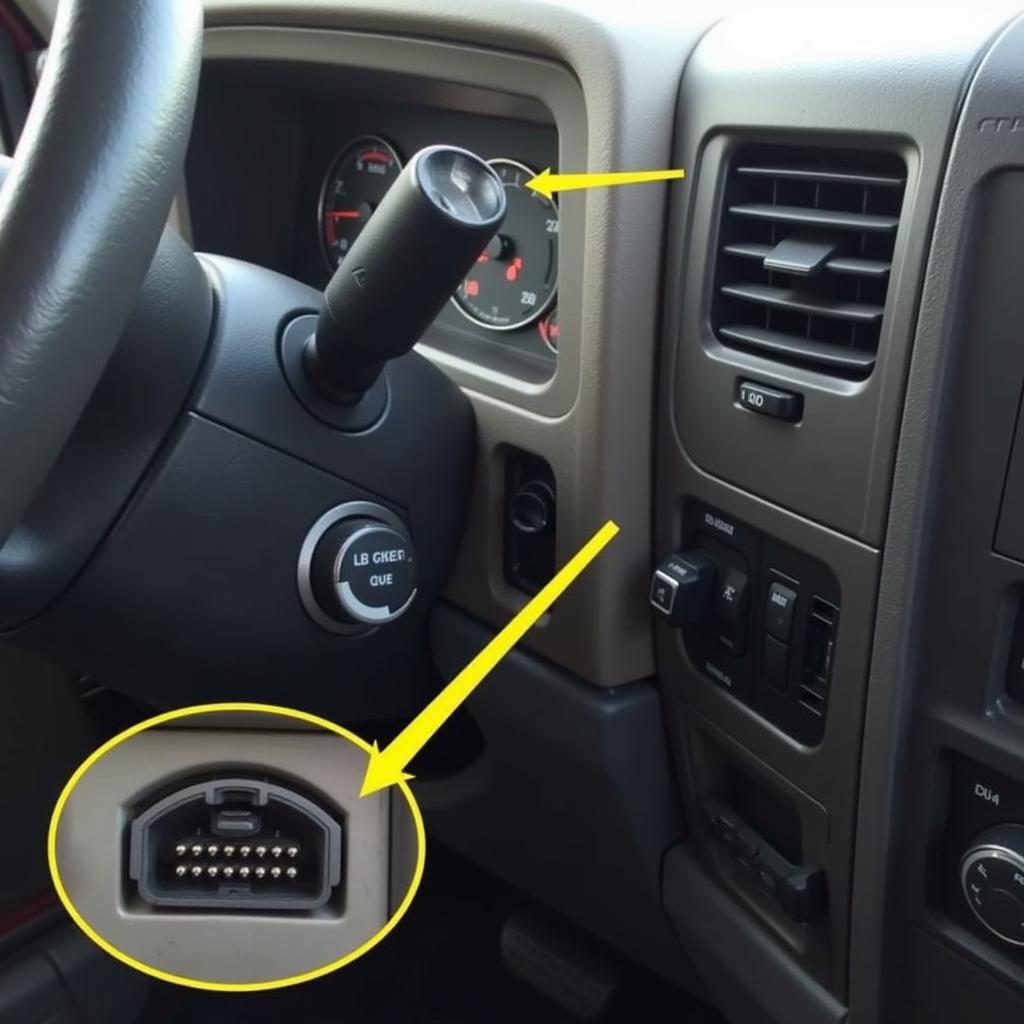 Freightliner OBD2 Port Location