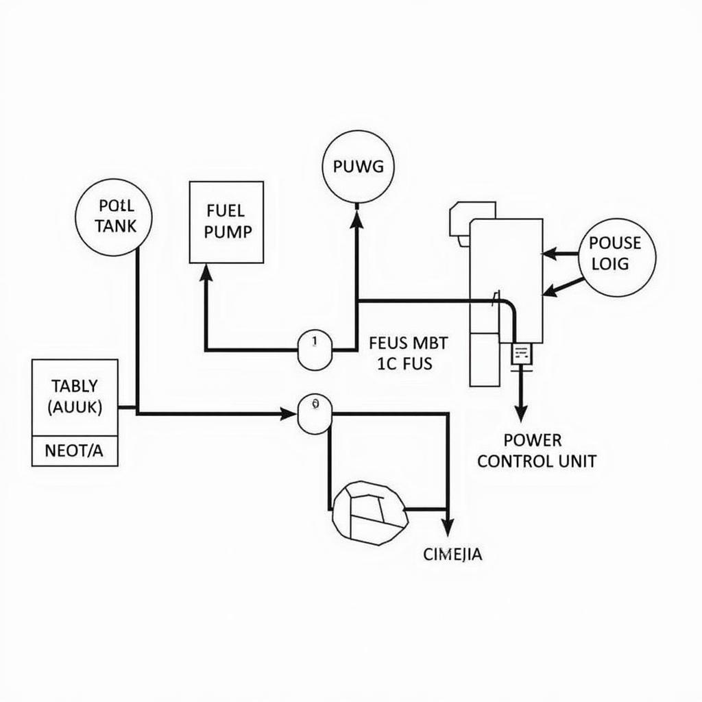 P1259 OBD2 Code Fuel Pump System Diagram