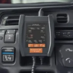 GM OBD2 Code Scanner Connected to Car