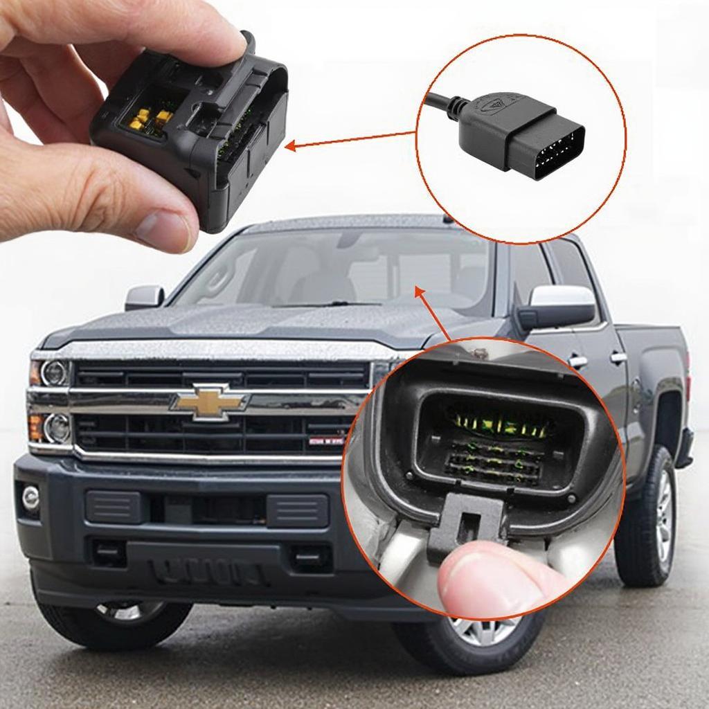 GM OBD2 Port Location Example