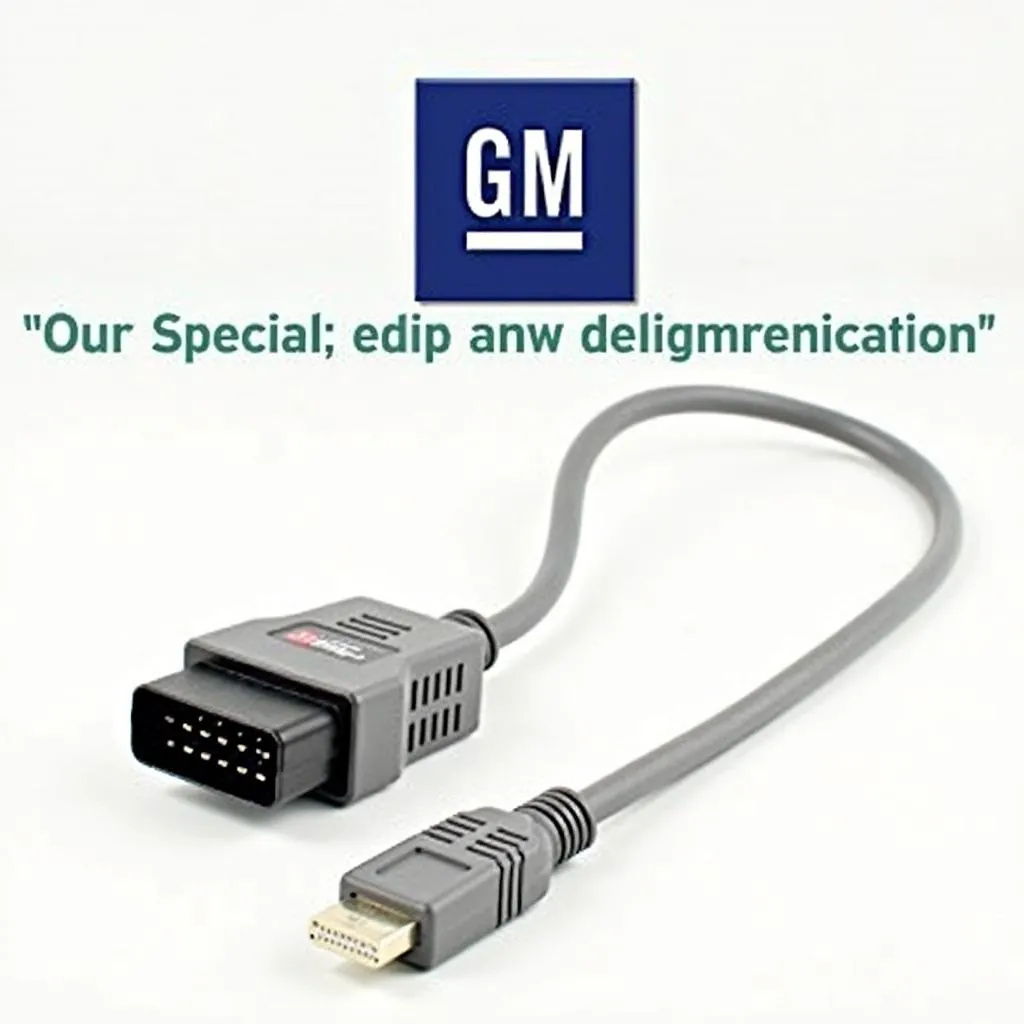 GM OBD2 Serial Port Cable