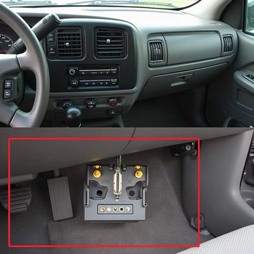 GM OBD2 Serial Port Location