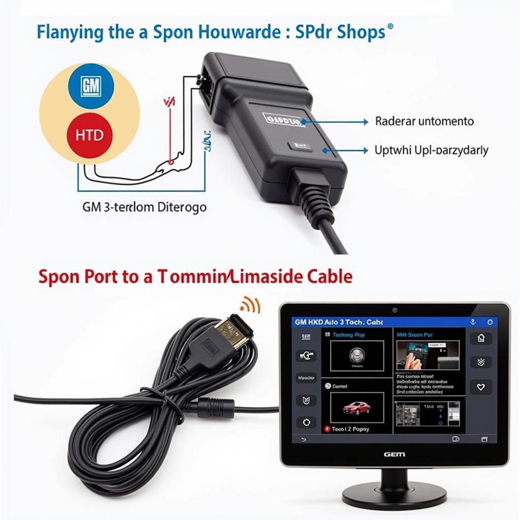 GM Tech 2 Cable Connection