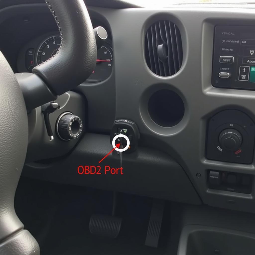 GMC Cube Van OBD2 Port Location