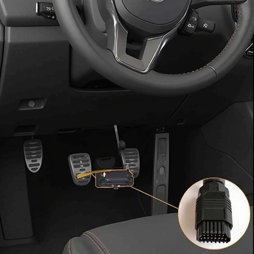 GTI OBD2 Port Location Under Dashboard