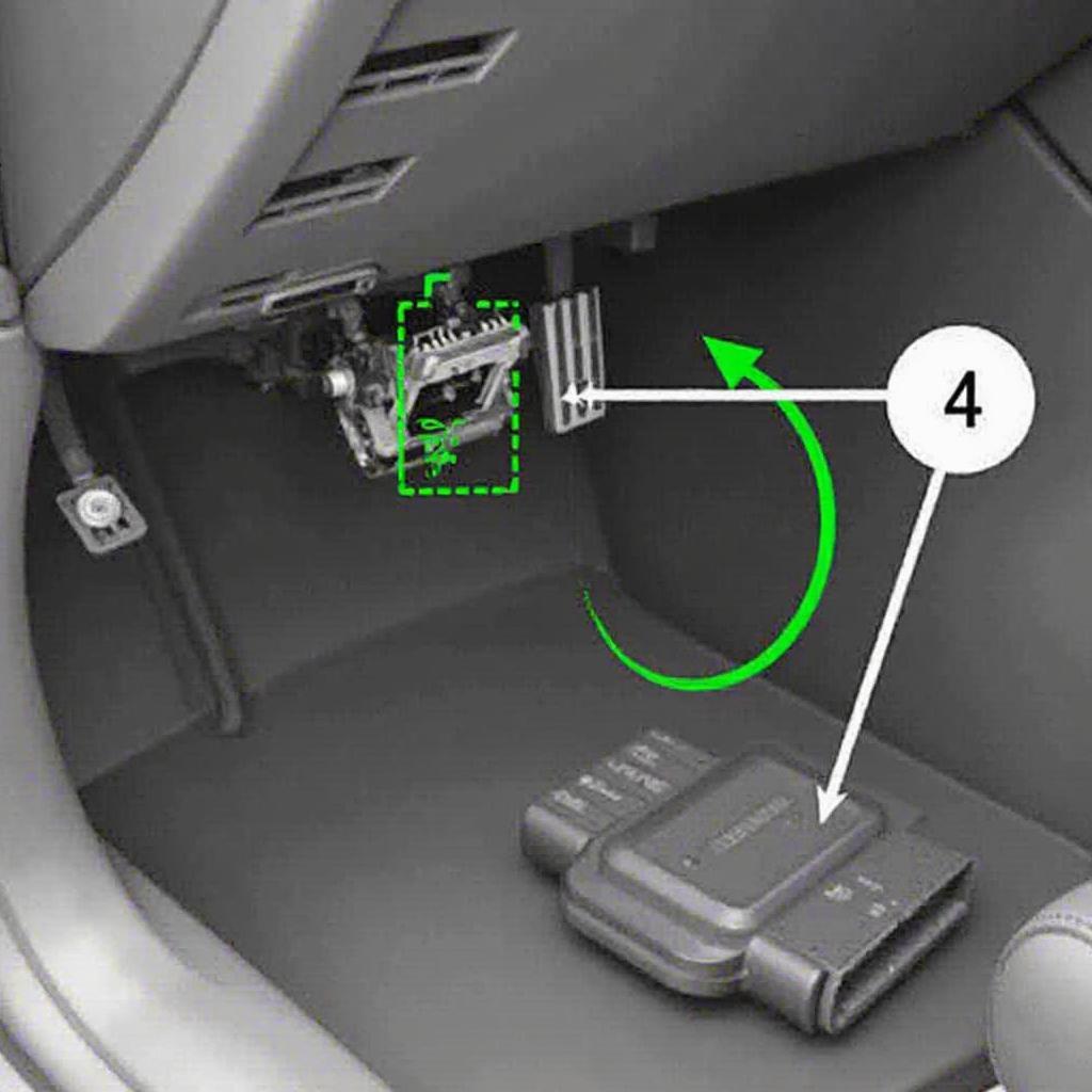 H22 Engine OBD2 Port Location