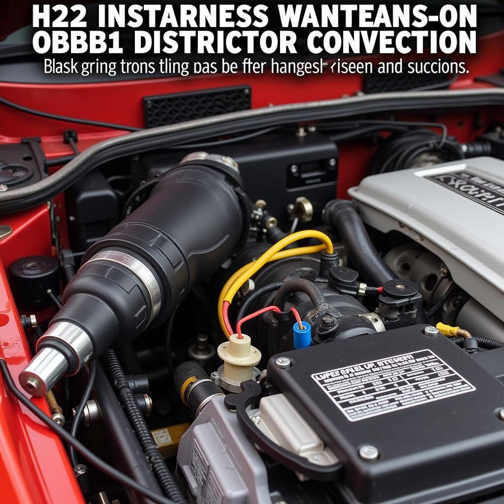 H22 Engine Wiring Harness for OBD1 Conversion