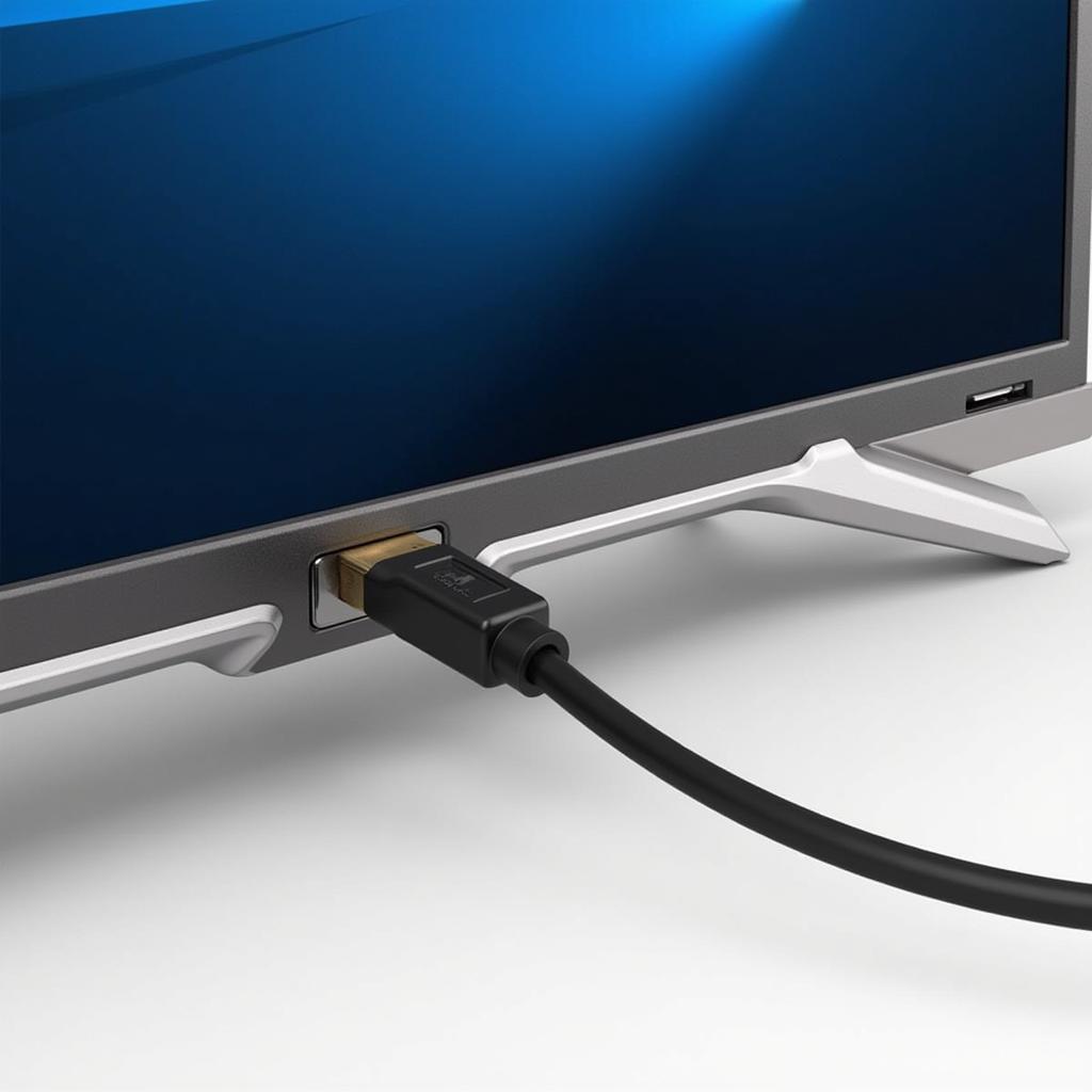 HDMI Cable Connected to TV