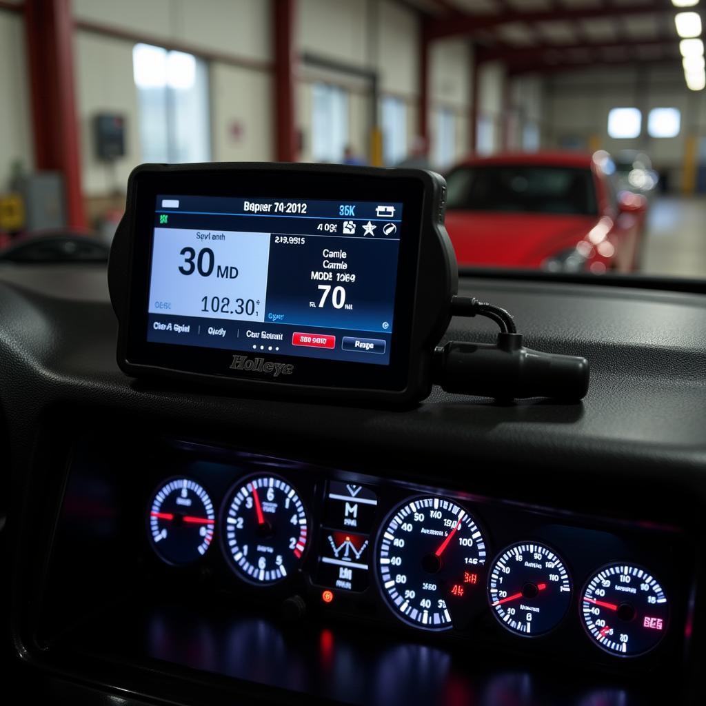 Holley OBD2 Dash Display in Action