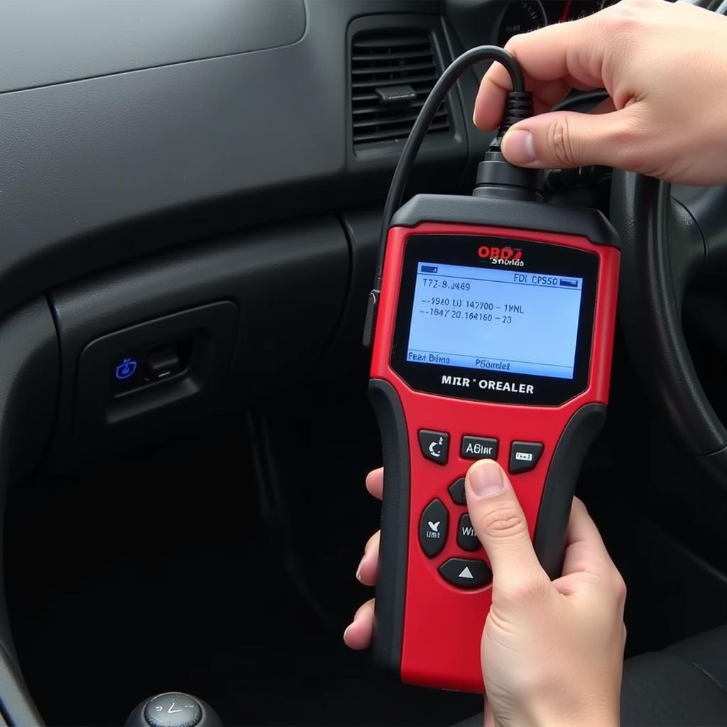 Connecting an OBD2 Scanner to a Honda Prelude