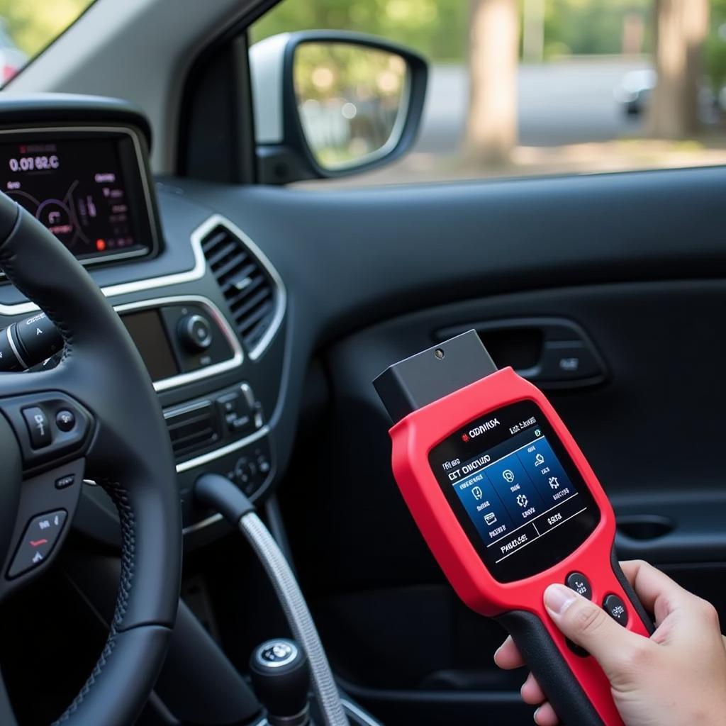 Using an OBD2 Scanner on a Hyundai Elantra