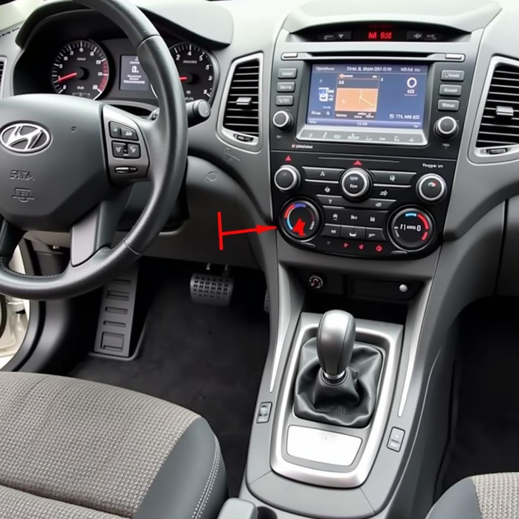 Hyundai Tucson OBD2 Port Location