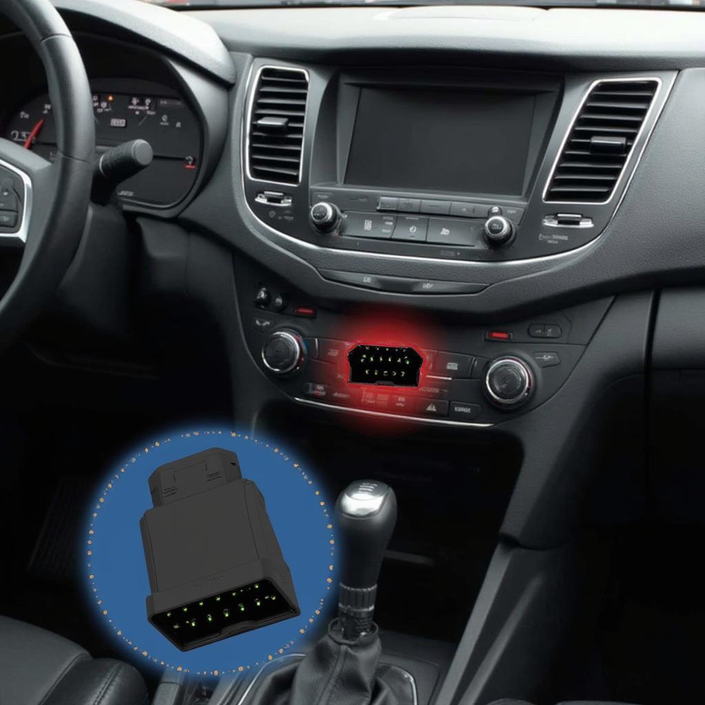 Hyundai Tucson OBD2 Port Location