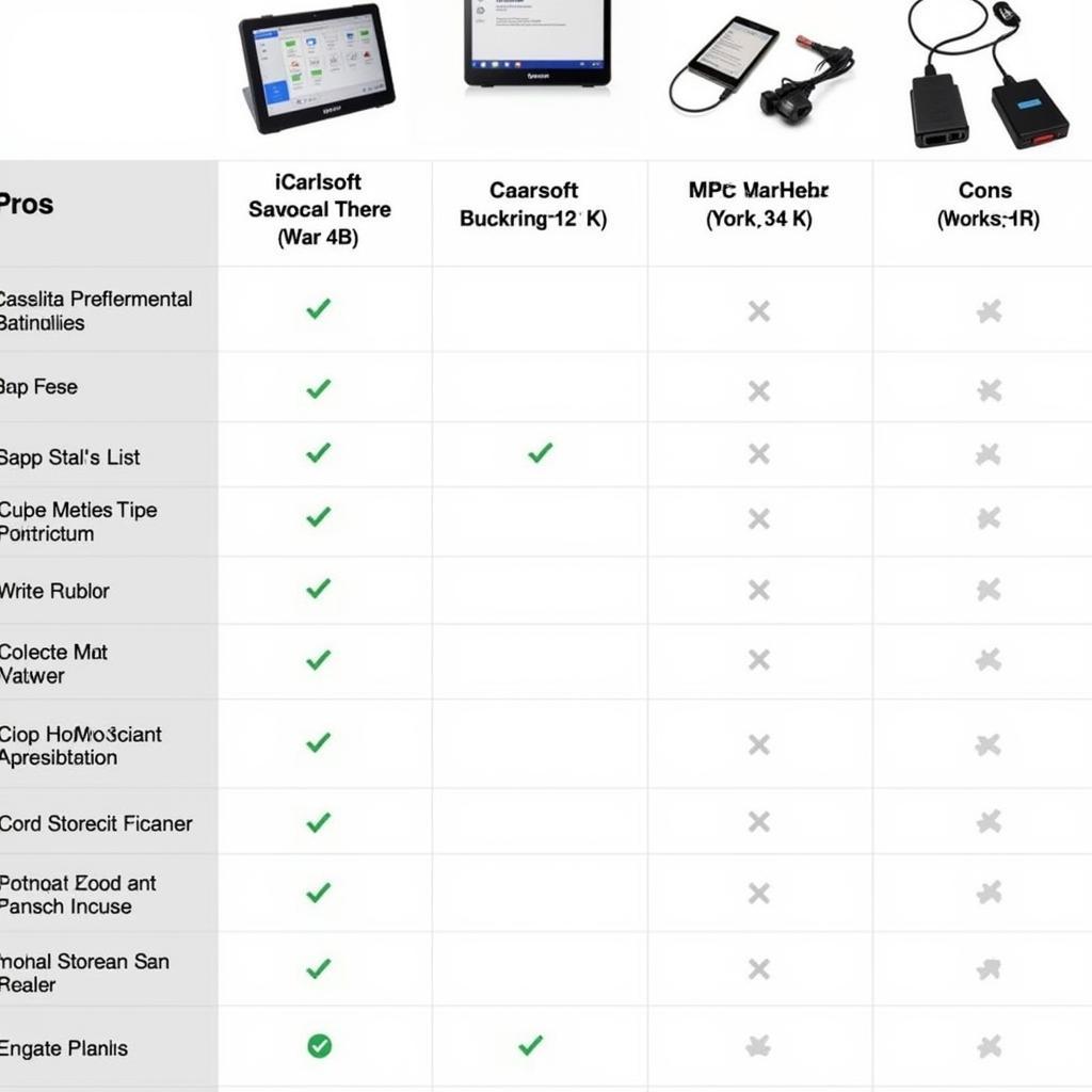 iCarsoft OBD2 Scanner Comparison