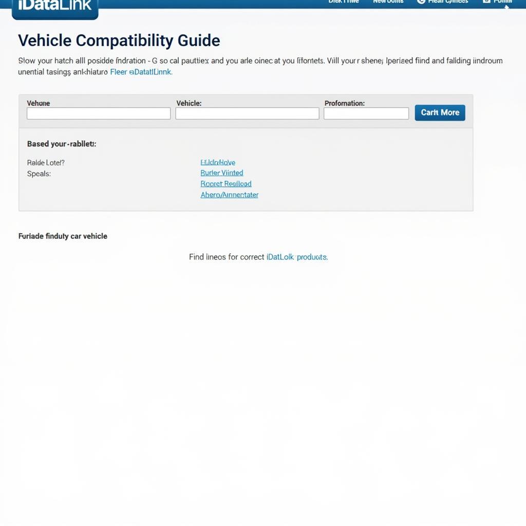 iDataLink Compatibility Guide