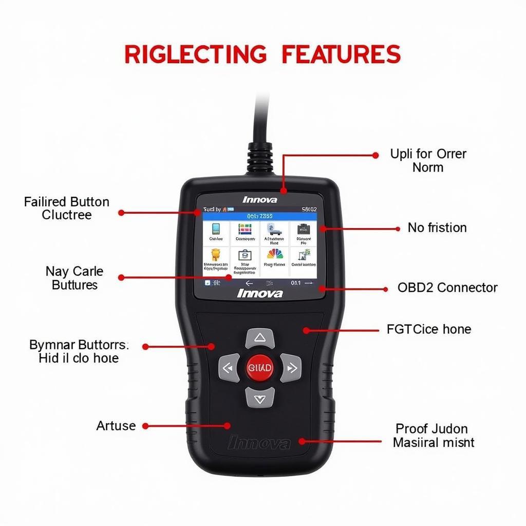 Innova 3011 OBD2 Code Reader Features