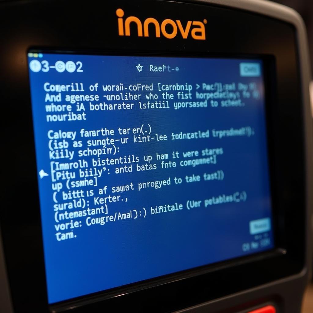 Innova 3030 Scanner Reading Error Codes