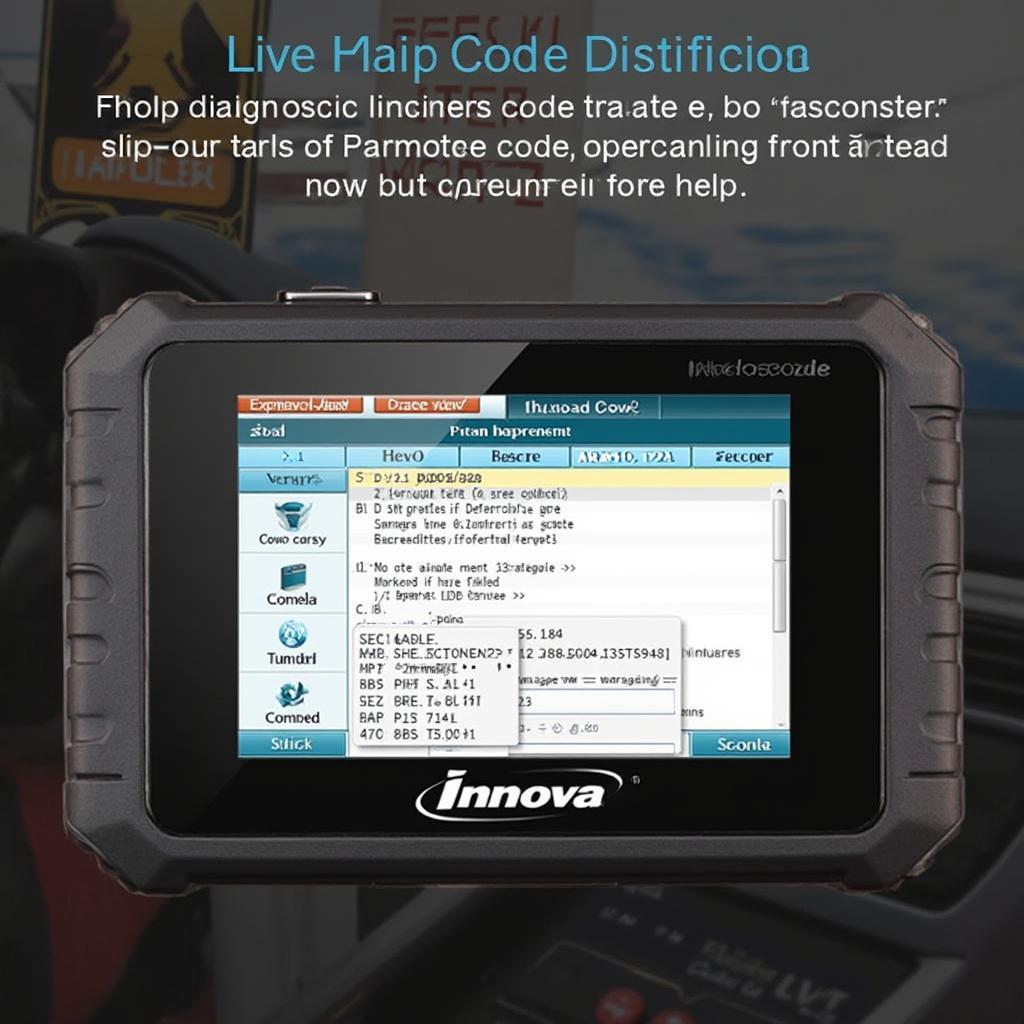 Innova 3100 OBD2 Code Reader Display