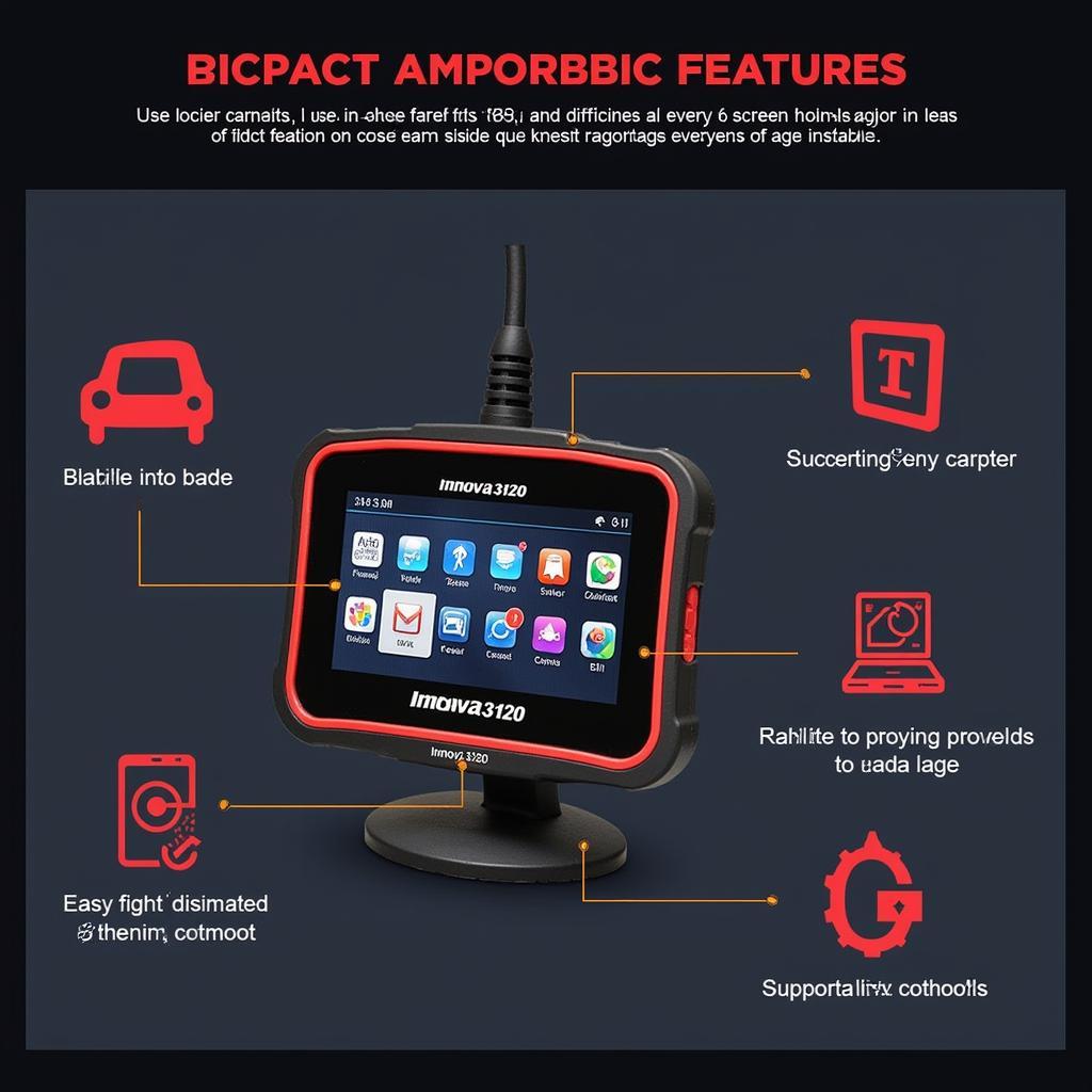 Innova 3120 OBD2 Scanner Features