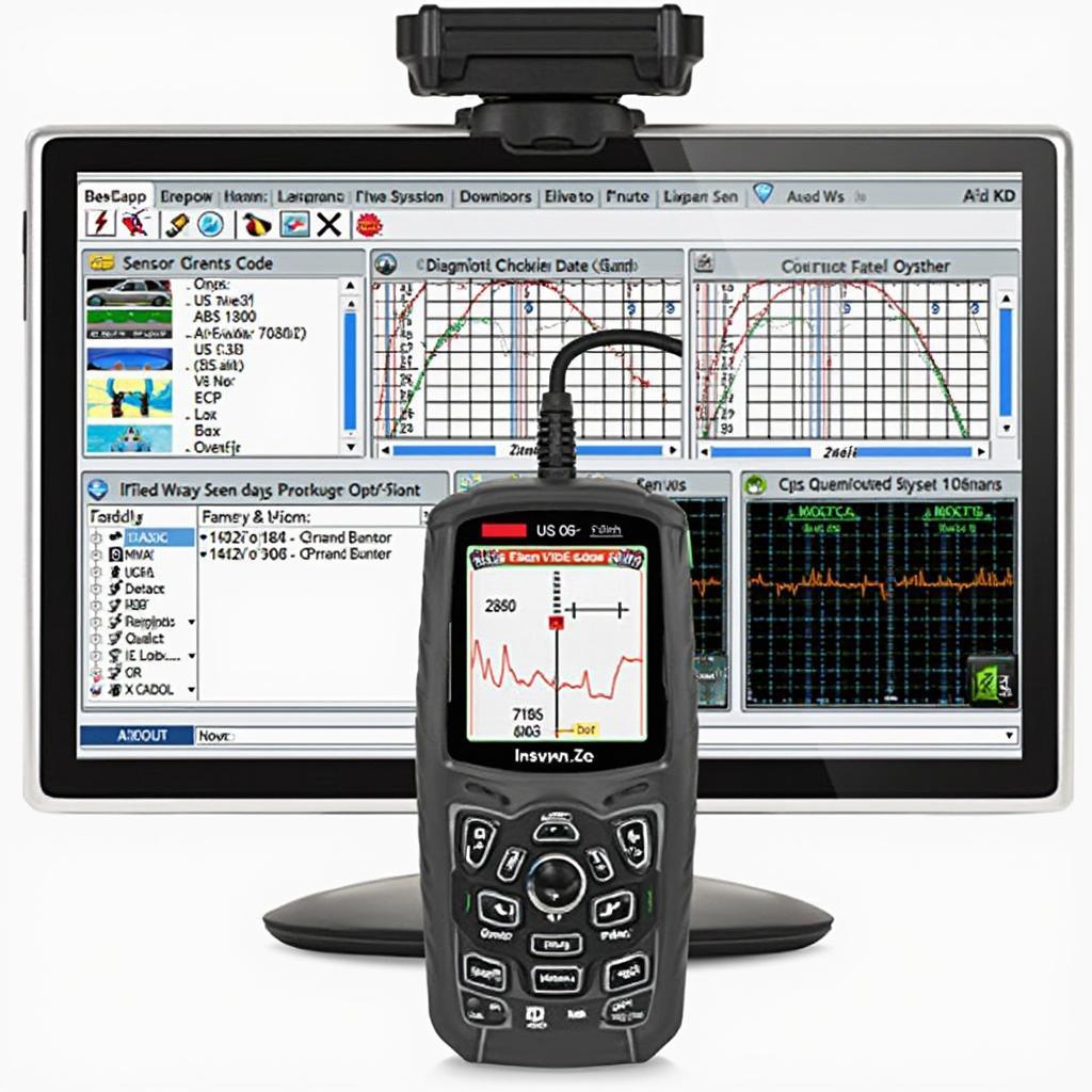 Innova 6100p OBD2 Scanner Features Display