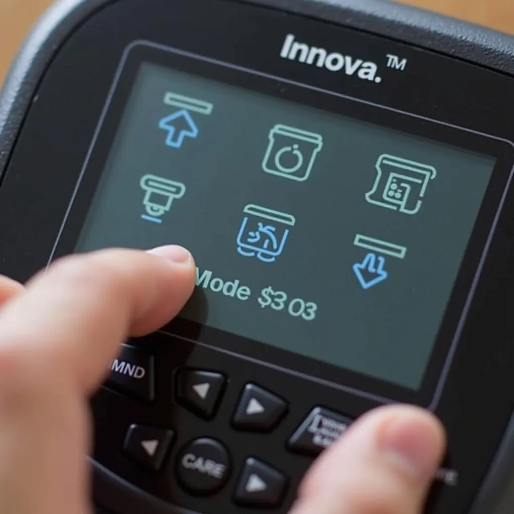 Innova OBD2 Scanner Mode Selection