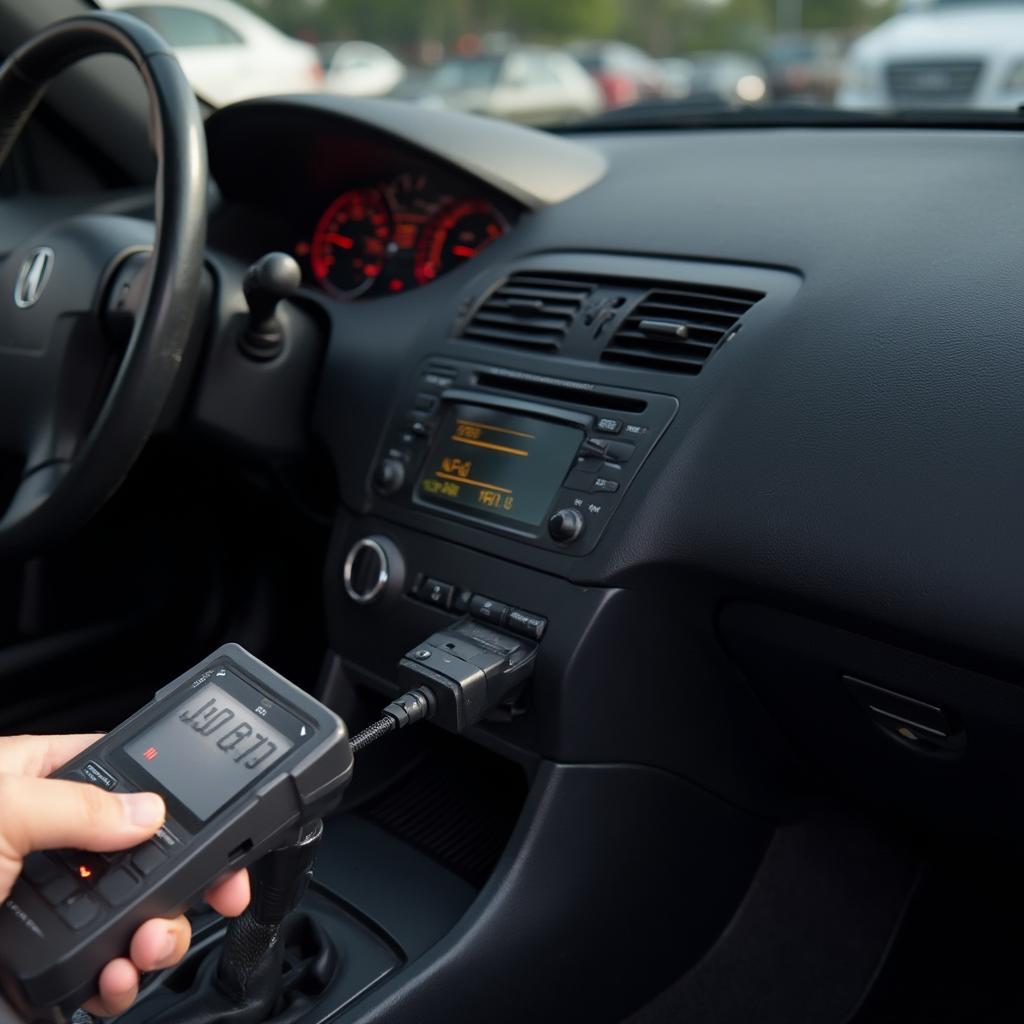 Connecting an OBD2 Scanner to an Acura Integra