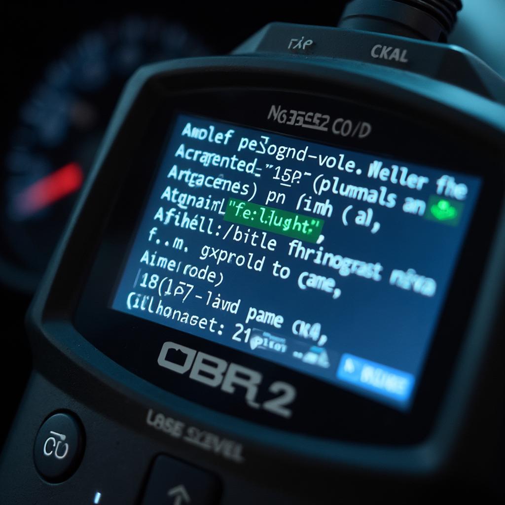 Interpreting OBD2 Codes on a Scanner