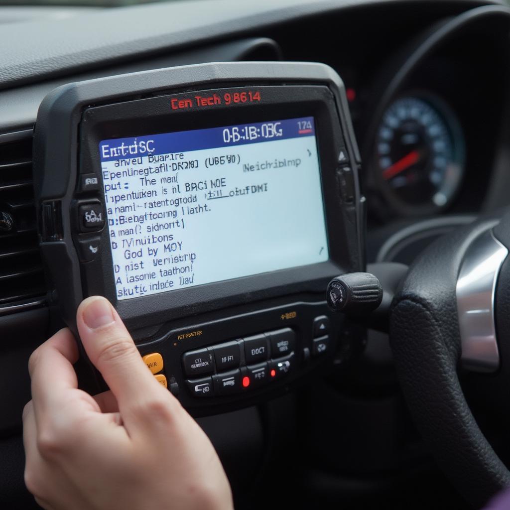 Interpreting OBD2 Codes on Cen Tech 98614