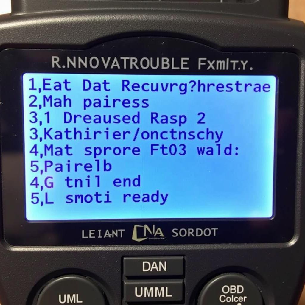 Interpreting OBD2 Codes on Innova 3011