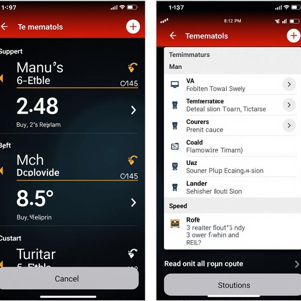 iOS 9 OBD2 App Interface