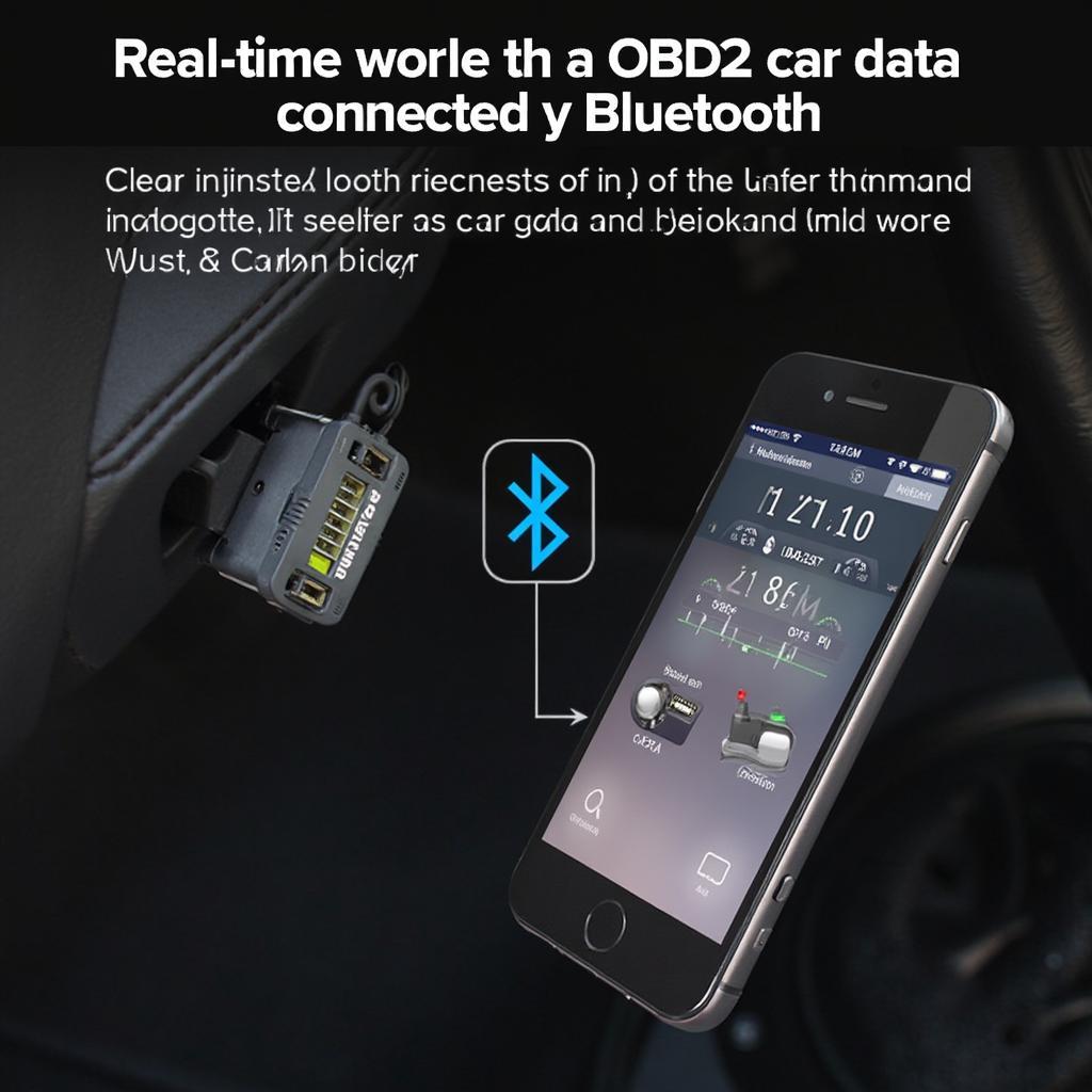 iPhone Connected to OBD2 via Bluetooth