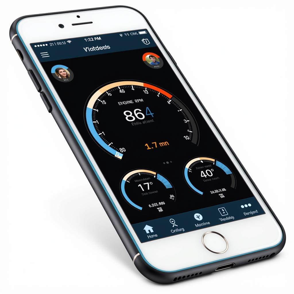 iPhone OBD2 App Dashboard