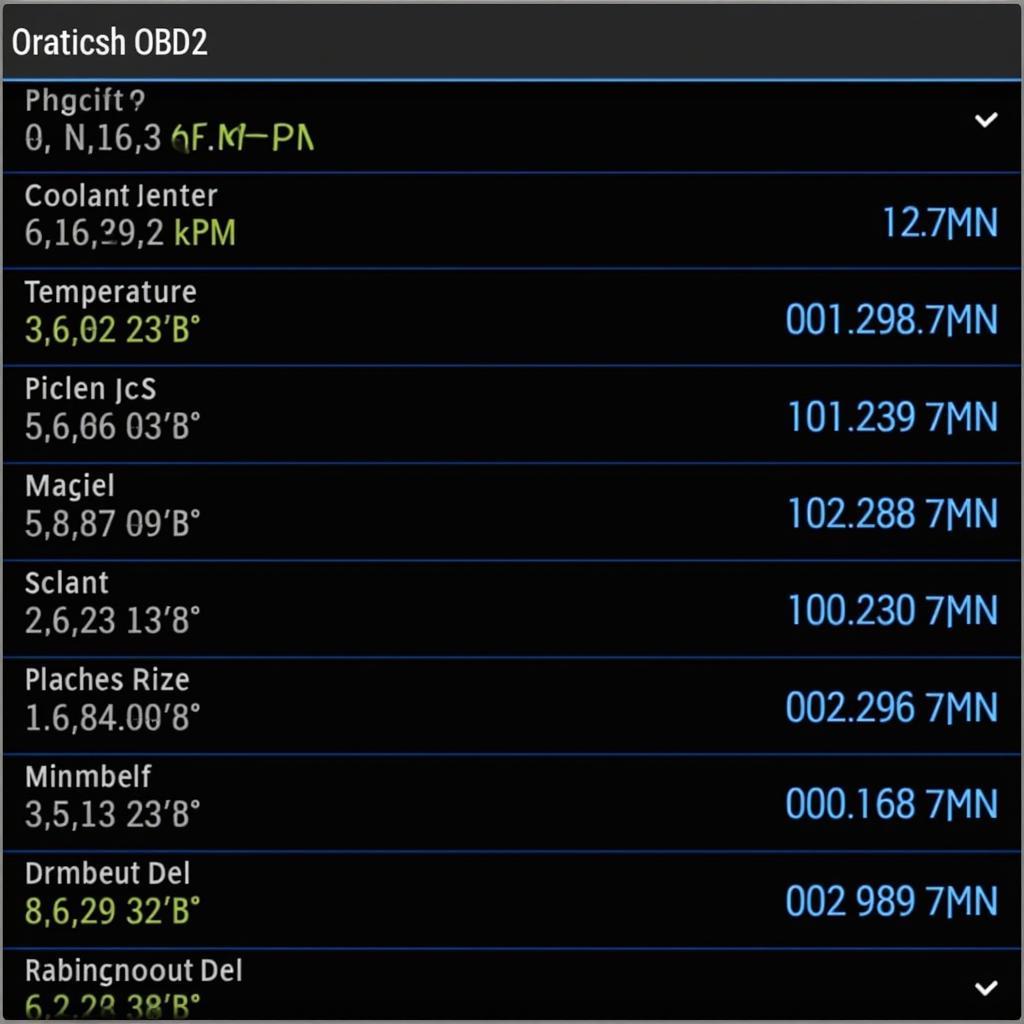  OBD2 App Dashboard on iPhone