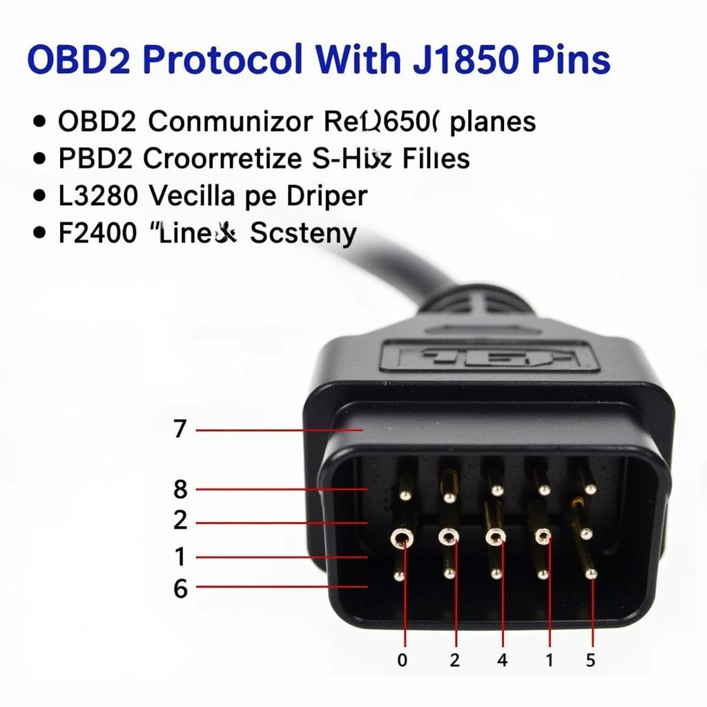 J1850 OBD2 Connector