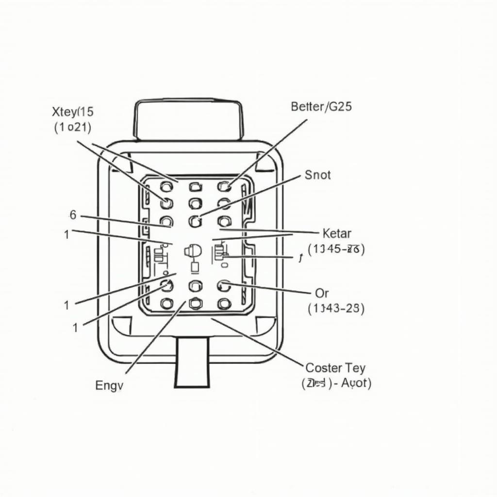 Jaguar XJ6 OBD2 Pinout Diagram