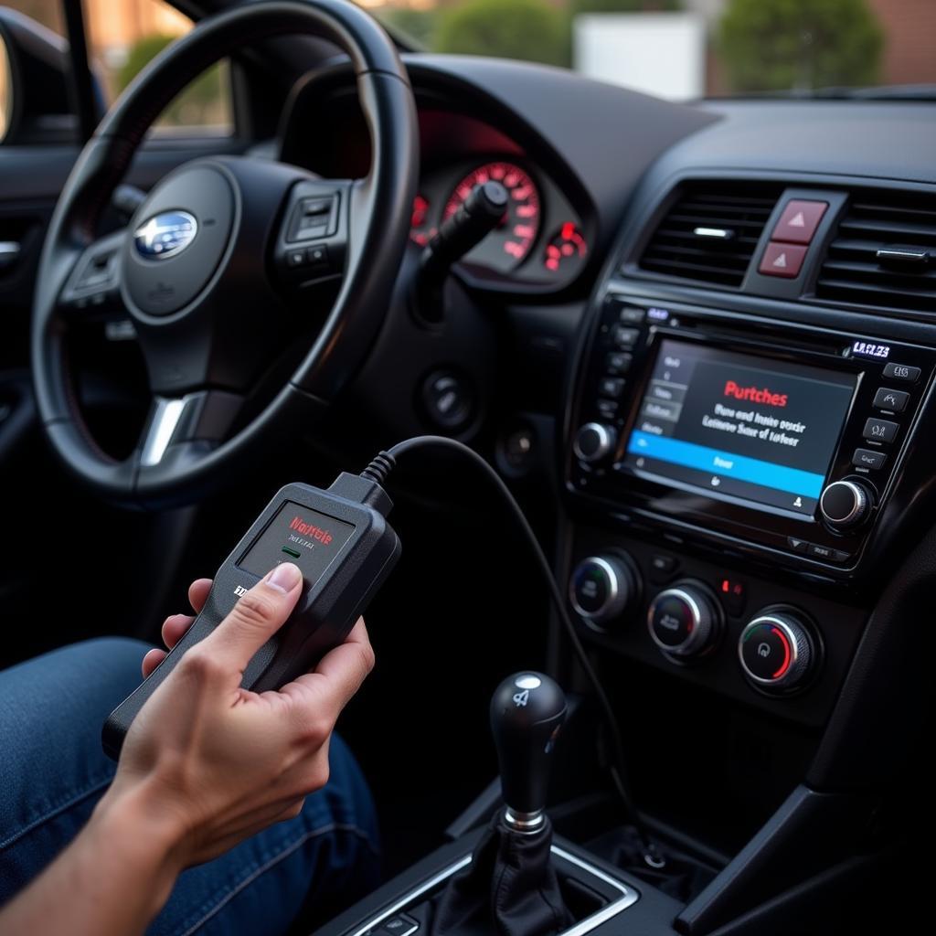 Using an OBD2 Scanner on a JDM Subaru Impreza WRX STI