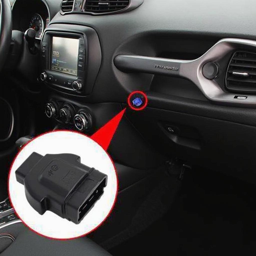 Jeep Renegade OBD2 Port Location