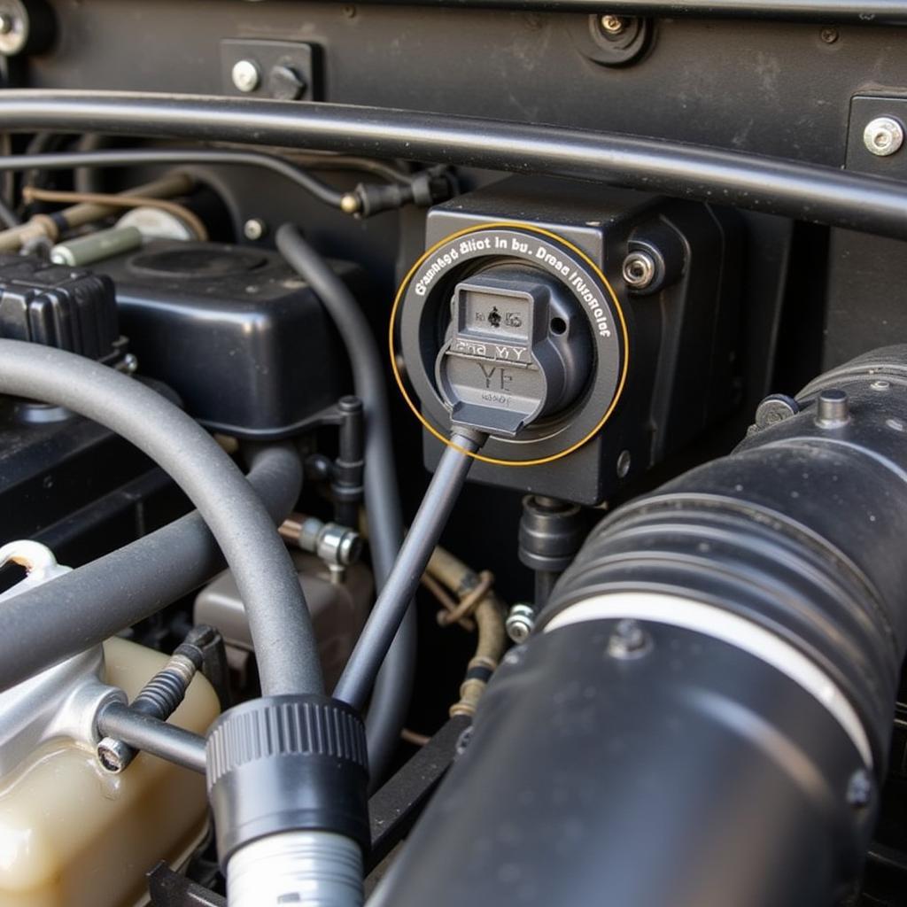 Jeep YJ Engine Bay