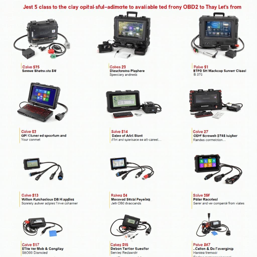 Jet OBD2 Scanner Models