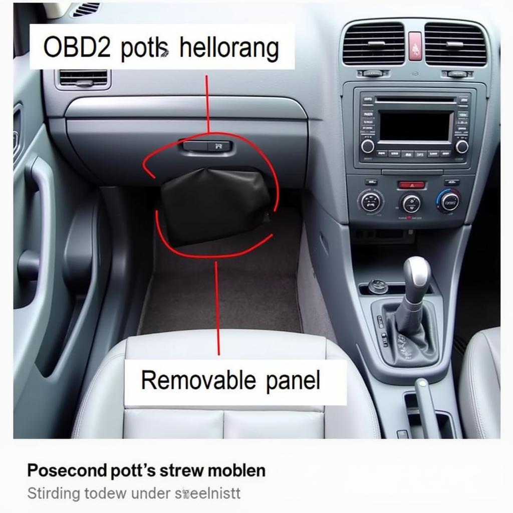 2006 Jetta OBD2 Port Location