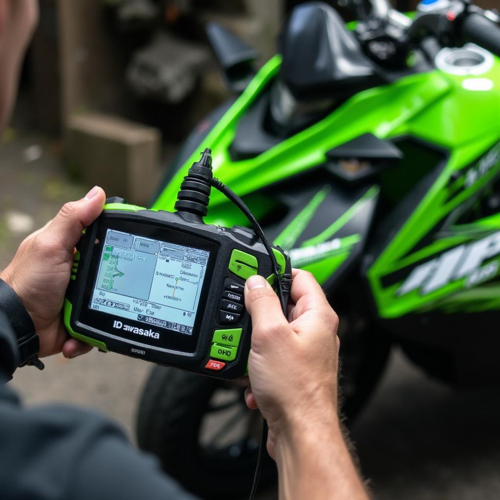 Using an OBD2 Scanner on a Kawasaki STX 12F