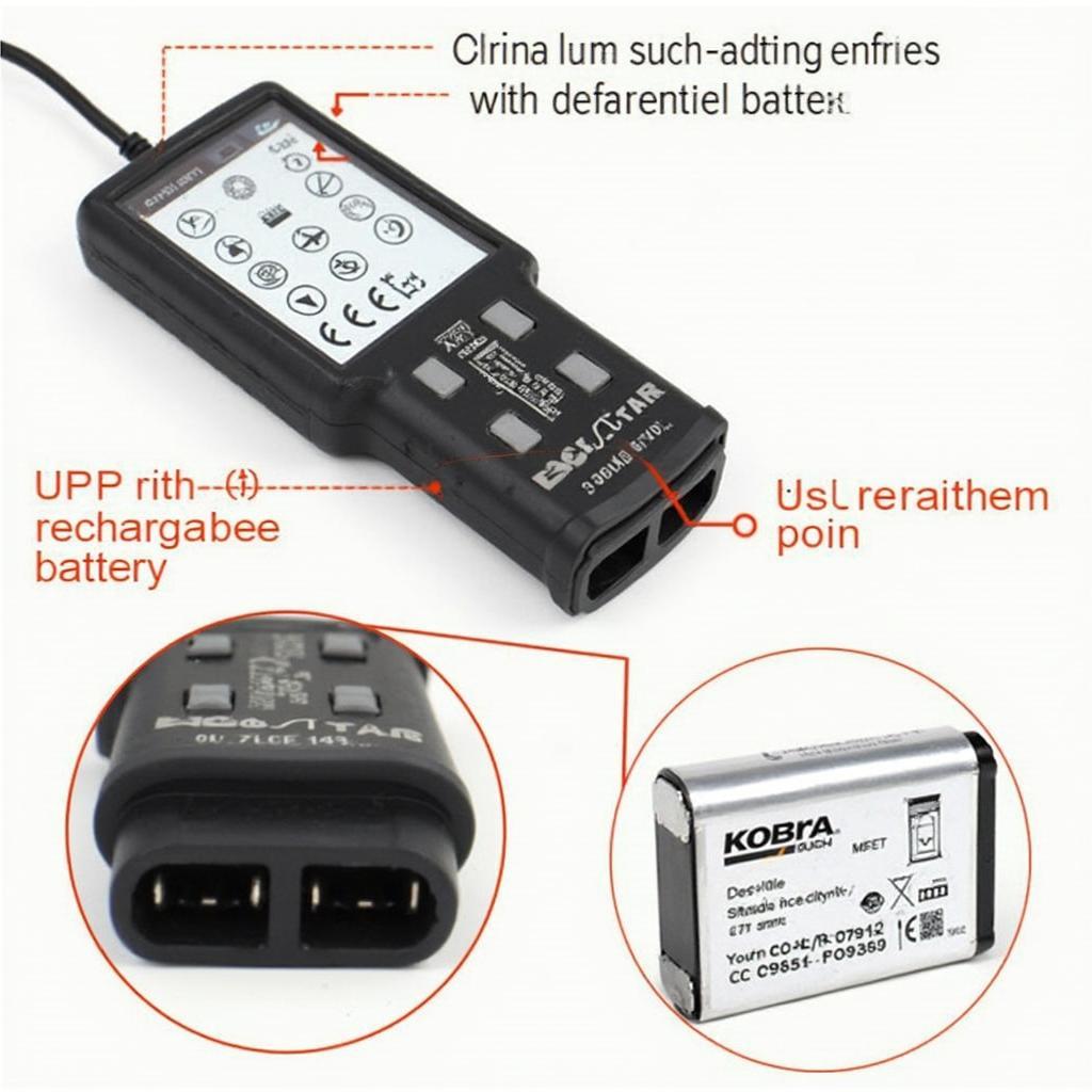 Kobra OBD2 Scanner Internal Battery