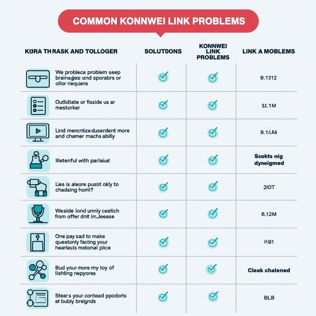 Troubleshooting guide with common Konnwei Link issues and solutions