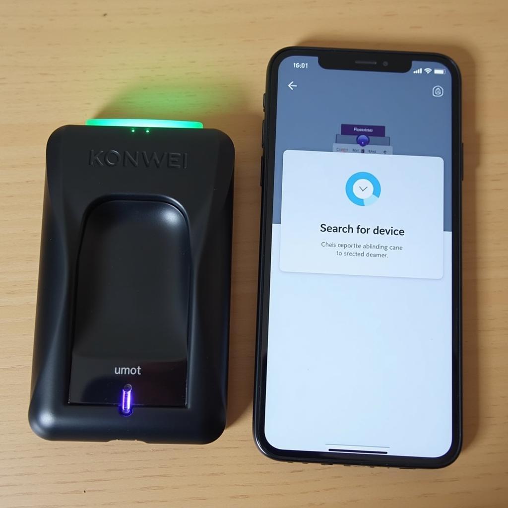 Pairing KONNWEI Scanner with Smartphone