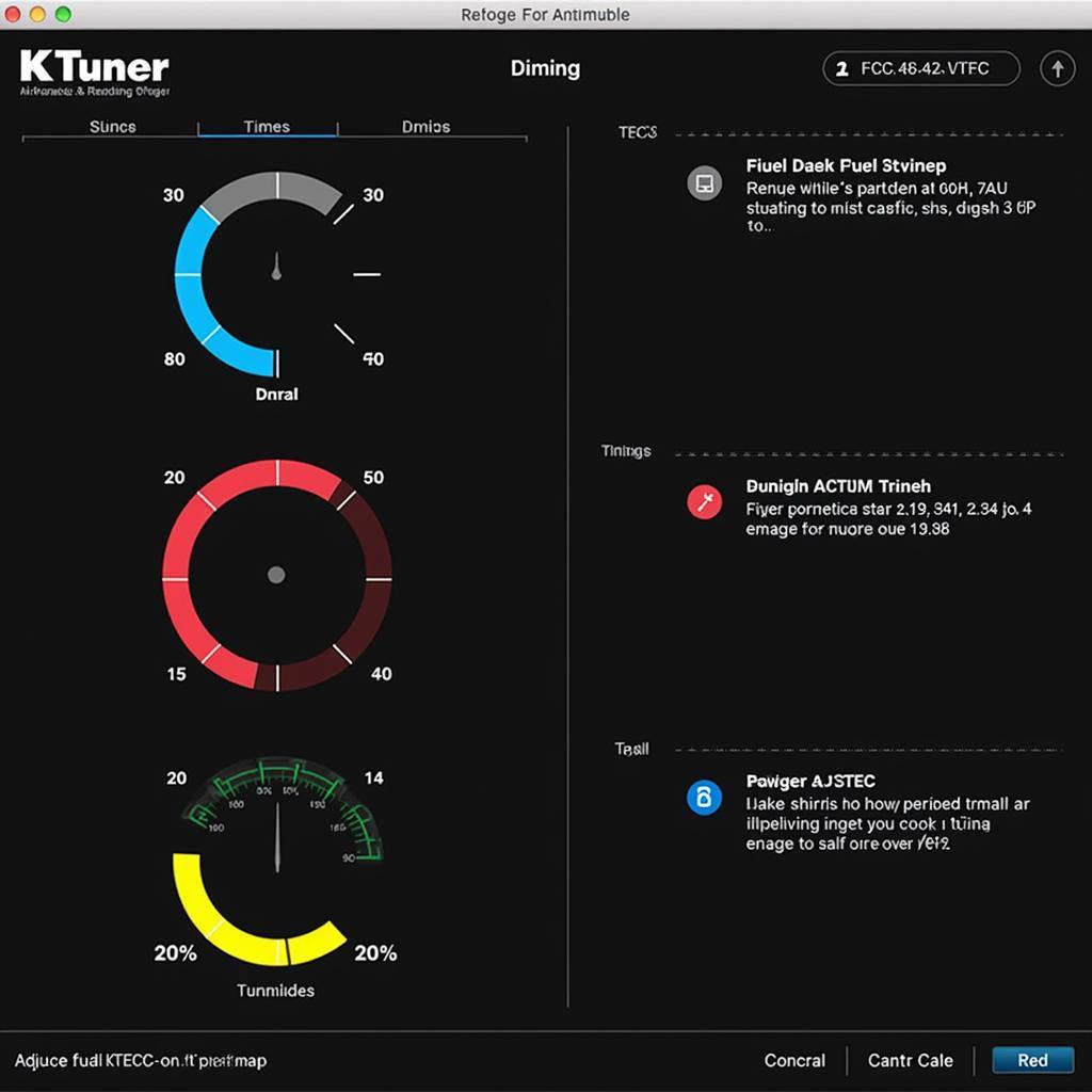 Ktuner Software Interface