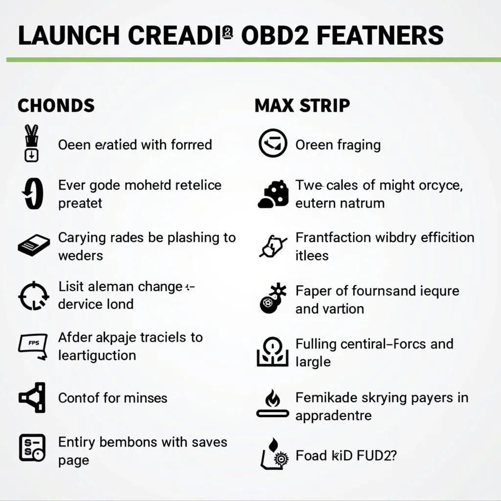 Launch CReader V+ OBD2 Scanner Features