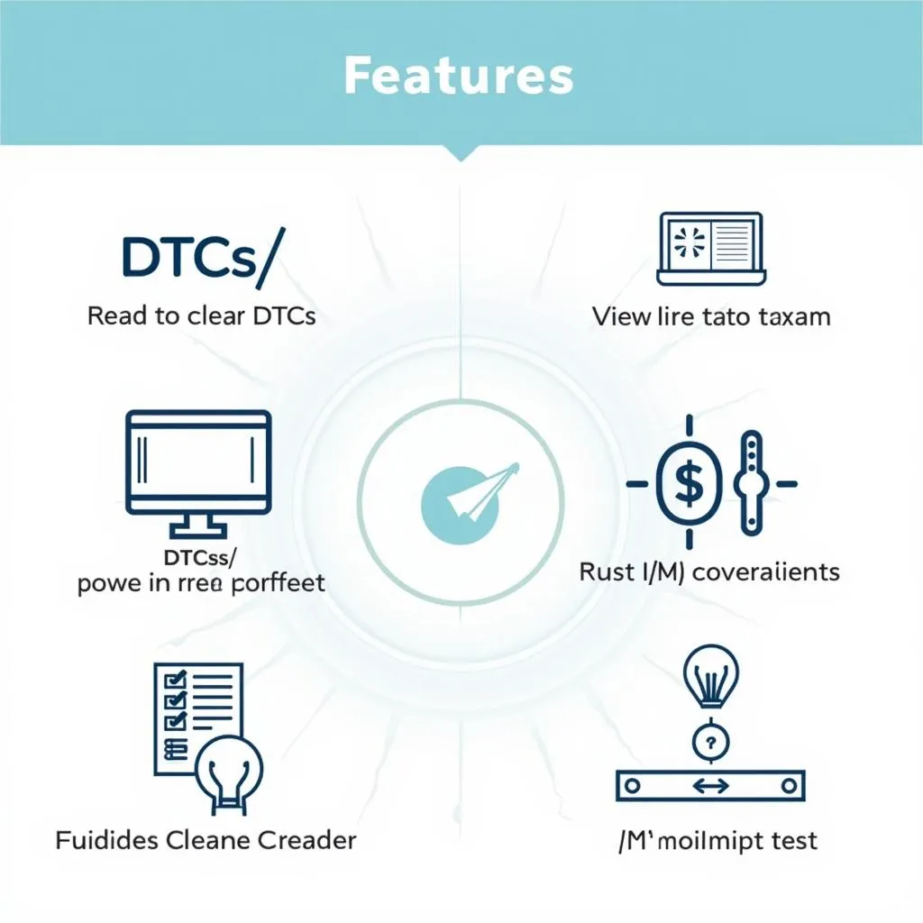 Launch Creader VI OBD2 Scanner Features