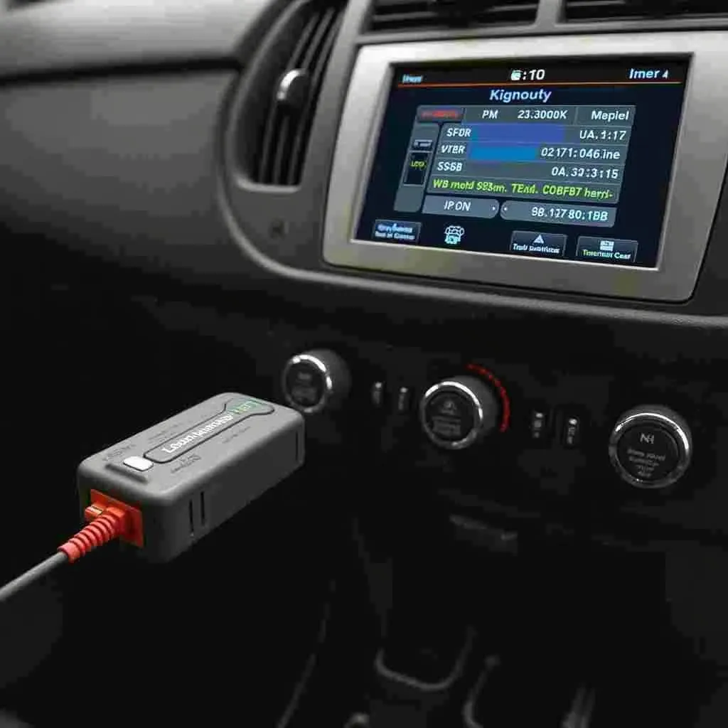 Launch Creader VI OBD2 Scanner in Use