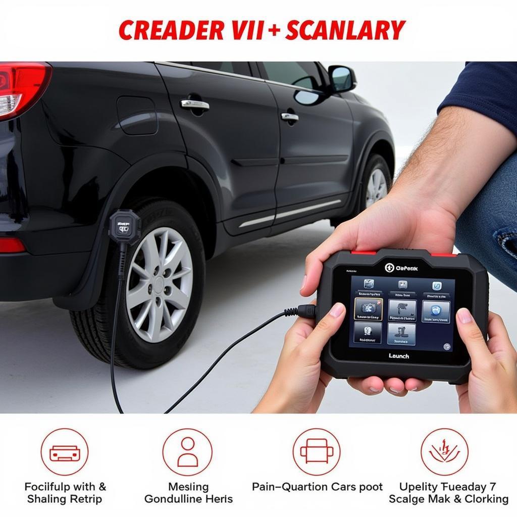 Using the Launch Creader VII+ OBD2 Scanner