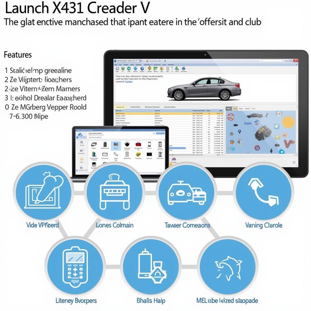 Launch X431 Creader V Features